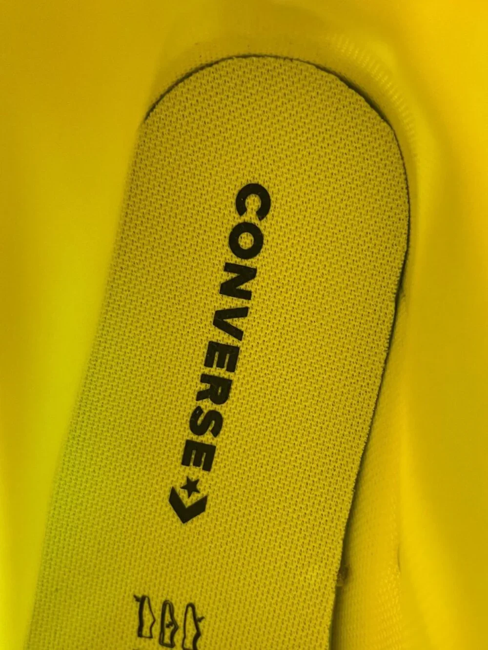 Converse Chuck Taylor All Star Boys Size 3Y Yellow White Athletic Shoes Sneakers